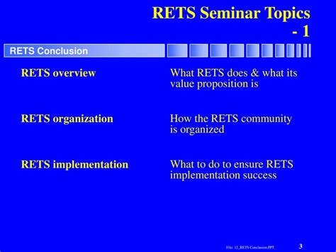 RETS Institute of Technology: Narrative Description.